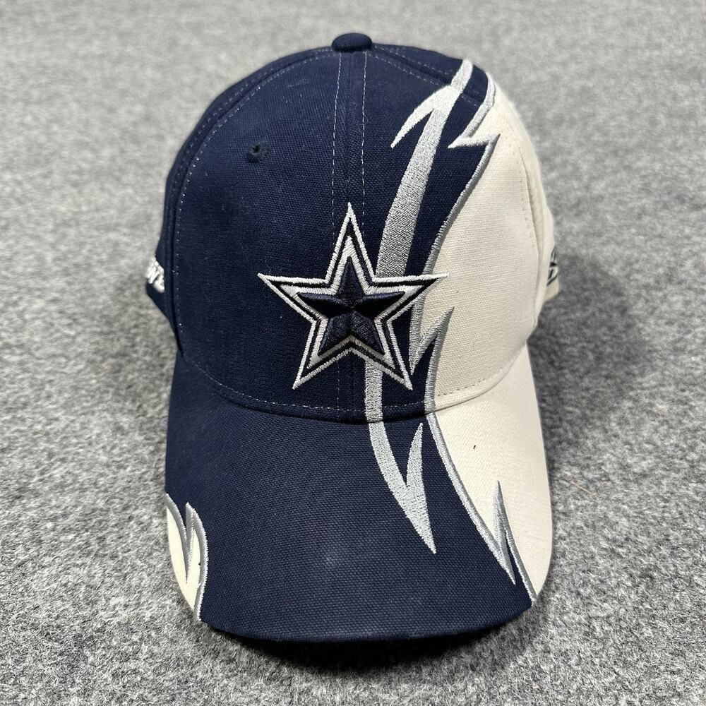 Vintage Dallas Cowboys Reebok Cap Strapback Shark Tooth Wave Bolt GUC